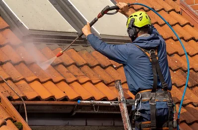 Démoussage et hydrofuge de toiture à Lennon